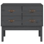 Solid pine wood console table in gray, measuring 90x40x78 cm. by vidaXL, Sideboards - Ref: Foro24-821741, Price: 144,58 €, Di...