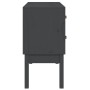 Mueble consola de madera maciza de pino gris 90x40x78 cm de vidaXL, Aparadores - Ref: Foro24-821741, Precio: 144,51 €, Descue...