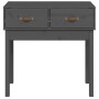 Gray solid pine wood console table 76.5x40x75 cm by vidaXL, Side tables - Ref: Foro24-821751, Price: 81,61 €, Discount: %