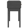 Gray solid pine wood console table 76.5x40x75 cm by vidaXL, Side tables - Ref: Foro24-821751, Price: 81,61 €, Discount: %