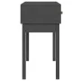 Gray solid pine wood console table 76.5x40x75 cm by vidaXL, Side tables - Ref: Foro24-821751, Price: 80,73 €, Discount: %