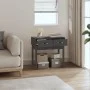 Gray solid pine wood console table 76.5x40x75 cm by vidaXL, Side tables - Ref: Foro24-821751, Price: 80,73 €, Discount: %
