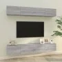 TV-Möbel 4 Stück grau Sonoma 100x30x30 cm von vidaXL, TV-Möbel - Ref: Foro24-3114196, Preis: 174,25 €, Rabatt: %