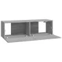TV furniture set 4 pieces Sonoma gray 100x30x30 cm by vidaXL, TV Furniture - Ref: Foro24-3114196, Price: 174,25 €, Discount: %