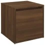 Eiche braun Sperrholz Hocker Schublade 40,5x40x40 cm von vidaXL, Aufbewahrungskörbe - Ref: Foro24-820519, Preis: 46,26 €, Rab...