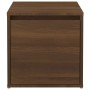 Eiche braun Sperrholz Hocker Schublade 40,5x40x40 cm von vidaXL, Aufbewahrungskörbe - Ref: Foro24-820519, Preis: 46,26 €, Rab...