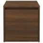 Eiche braun Sperrholz Hocker Schublade 40,5x40x40 cm von vidaXL, Aufbewahrungskörbe - Ref: Foro24-820519, Preis: 46,26 €, Rab...