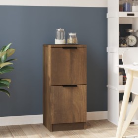 Sideboard aus braunem Eichensperrholz, 30 x 30 x 70 cm von vidaXL, Sideboards - Ref: Foro24-817022, Preis: 47,95 €, Rabatt: %