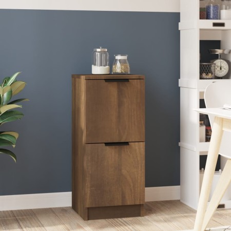 Sideboard aus braunem Eichensperrholz, 30 x 30 x 70 cm von vidaXL, Sideboards - Ref: Foro24-817022, Preis: 47,95 €, Rabatt: %