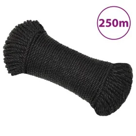 Arbeitsseil aus Polypropylen schwarz 8 mm 250 m von vidaXL, Seile und Metallschnüre - Ref: Foro24-153009, Preis: 50,18 €, Rab...