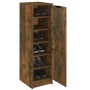 Smoked oak plywood shoe cabinet 30x35x100 cm by vidaXL, Shoe racks and shoe organizers - Ref: Foro24-817105, Price: 62,25 €, ...