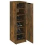 Smoked oak plywood shoe cabinet 30x35x100 cm by vidaXL, Shoe racks and shoe organizers - Ref: Foro24-817105, Price: 61,54 €, ...