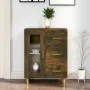 Sideboard aus geräuchertem Eichenholzwerkstoff, 69,5 x 34 x 90 cm von vidaXL, Sideboards - Ref: Foro24-817363, Preis: 64,99 €...