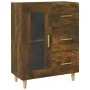 Sideboard aus geräuchertem Eichenholzwerkstoff, 69,5 x 34 x 90 cm von vidaXL, Sideboards - Ref: Foro24-817363, Preis: 64,99 €...