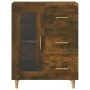 Sideboard aus geräuchertem Eichenholzwerkstoff, 69,5 x 34 x 90 cm von vidaXL, Sideboards - Ref: Foro24-817363, Preis: 64,99 €...