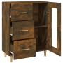 Smoked oak engineered wood sideboard 69.5x34x90 cm by vidaXL, Sideboards - Ref: Foro24-817363, Price: 72,89 €, Discount: %