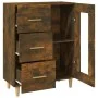 Smoked oak engineered wood sideboard 69.5x34x90 cm by vidaXL, Sideboards - Ref: Foro24-817363, Price: 64,99 €, Discount: %