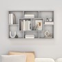 Sonoma gray engineered wood wall shelf 85x16x52.5 cm by vidaXL, Shelves and shelves - Ref: Foro24-820461, Price: 35,55 €, Dis...