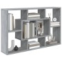 Sonoma gray engineered wood wall shelf 85x16x52.5 cm by vidaXL, Shelves and shelves - Ref: Foro24-820461, Price: 35,55 €, Dis...