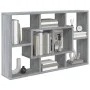 Sonoma gray engineered wood wall shelf 85x16x52.5 cm by vidaXL, Shelves and shelves - Ref: Foro24-820461, Price: 35,24 €, Dis...