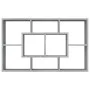 Sonoma gray engineered wood wall shelf 85x16x52.5 cm by vidaXL, Shelves and shelves - Ref: Foro24-820461, Price: 35,24 €, Dis...