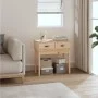 Mesa consola madera maciza de pino 76,5x40x75 cm de vidaXL, Mesas auxiliares - Ref: Foro24-821749, Precio: 79,81 €, Descuento: %