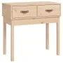 Mesa consola madera maciza de pino 76,5x40x75 cm de vidaXL, Mesas auxiliares - Ref: Foro24-821749, Precio: 79,81 €, Descuento: %