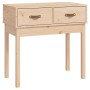 Solid pine wood console table 76.5x40x75 cm by vidaXL, Side tables - Ref: Foro24-821749, Price: 80,88 €, Discount: %