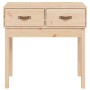 Solid pine wood console table 76.5x40x75 cm by vidaXL, Side tables - Ref: Foro24-821749, Price: 80,88 €, Discount: %