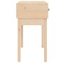 Solid pine wood console table 76.5x40x75 cm by vidaXL, Side tables - Ref: Foro24-821749, Price: 80,88 €, Discount: %