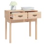 Solid pine wood console table 76.5x40x75 cm by vidaXL, Side tables - Ref: Foro24-821749, Price: 80,88 €, Discount: %