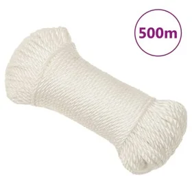 White polypropylene work rope 3 mm 500 m by vidaXL, Ropes and metal cords - Ref: Foro24-153039, Price: 35,76 €, Discount: %