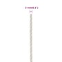 Weißes Polypropylen-Arbeitsseil 3 mm 500 m von vidaXL, Seile und Metallschnüre - Ref: Foro24-153039, Preis: 36,29 €, Rabatt: %