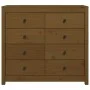 Auxiliary cabinet solid pine wood honey brown 100x40x90 cm by vidaXL, Sideboards - Ref: Foro24-821772, Price: 216,67 €, Disco...