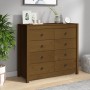 Auxiliary cabinet solid pine wood honey brown 100x40x90 cm by vidaXL, Sideboards - Ref: Foro24-821772, Price: 219,69 €, Disco...