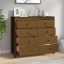 Auxiliary cabinet solid pine wood honey brown 100x40x90 cm by vidaXL, Sideboards - Ref: Foro24-821772, Price: 219,69 €, Disco...