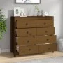 Auxiliary cabinet solid pine wood honey brown 100x40x90 cm by vidaXL, Sideboards - Ref: Foro24-821772, Price: 216,67 €, Disco...