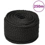 Schwarzes Polypropylen-Arbeitsseil 16 mm 250 m von vidaXL, Seile und Metallschnüre - Ref: Foro24-153028, Preis: 169,85 €, Rab...