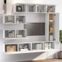 7-teiliges TV-Möbelset aus weißem Sperrholz von vidaXL, TV-Möbel - Ref: Foro24-3114558, Preis: 372,83 €, Rabatt: %