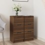Sideboards 2 Stück Eichenbraunes Sperrholz 30x30x70 cm von vidaXL, Sideboards - Ref: Foro24-817017, Preis: 90,63 €, Rabatt: %