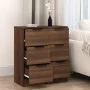 Sideboards 2 Stück Eichenbraunes Sperrholz 30x30x70 cm von vidaXL, Sideboards - Ref: Foro24-817017, Preis: 89,33 €, Rabatt: %