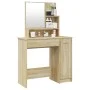 Dresser with Sonoma oak color mirror 86.5x35x136 cm by vidaXL, Bedroom Dressers - Ref: Foro24-802960, Price: 95,12 €, Discoun...