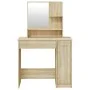 Dresser with Sonoma oak color mirror 86.5x35x136 cm by vidaXL, Bedroom Dressers - Ref: Foro24-802960, Price: 95,12 €, Discoun...