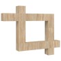 TV-Möbelset 9-teilig Sonoma-Eiche-Sperrholz von vidaXL, TV-Möbel - Ref: Foro24-3114656, Preis: 395,49 €, Rabatt: %