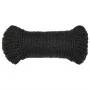 Schwarzes Polypropylen-Arbeitsseil 6 mm 500 m von vidaXL, Seile und Metallschnüre - Ref: Foro24-153005, Preis: 56,91 €, Rabat...
