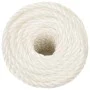 White polypropylene work rope 12 mm 25 m by vidaXL, Ropes and metal cords - Ref: Foro24-153055, Price: 16,76 €, Discount: %
