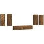 Set de muebles de TV 6 pzas madera contrachapada roble ahumado de vidaXL, Muebles TV - Ref: Foro24-3114347, Precio: 213,06 €,...
