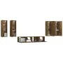 Set de muebles de TV 6 pzas madera contrachapada roble ahumado de vidaXL, Muebles TV - Ref: Foro24-3114347, Precio: 213,06 €,...