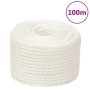 White polypropylene work rope 16 mm 100 m by vidaXL, Ropes and metal cords - Ref: Foro24-153066, Price: 86,10 €, Discount: %