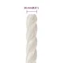 White polypropylene work rope 16 mm 100 m by vidaXL, Ropes and metal cords - Ref: Foro24-153066, Price: 84,40 €, Discount: %